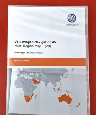 Volkswagen Touareg I Navigation maps CD/DVD 7P6051236BK
