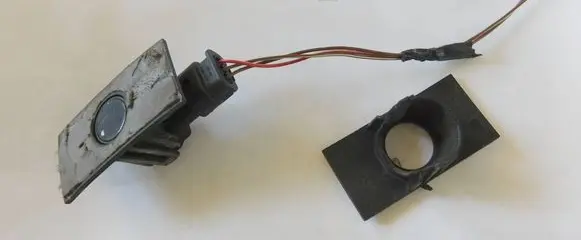 Volkswagen PASSAT CC Front parking sensor holder (PDC) 3C8919494 3C8919493 3C0919275S