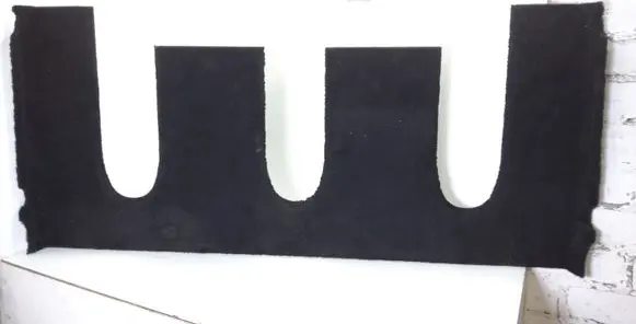 Tesla Model X Rear floor carpet liner 105607300G
