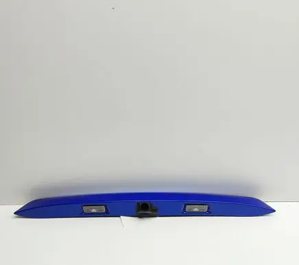 Trunk door license plate light bar