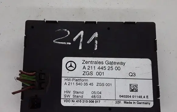 Mercedes-Benz E W211 Other control units/modules A2114452500 A2115403545 410213008017