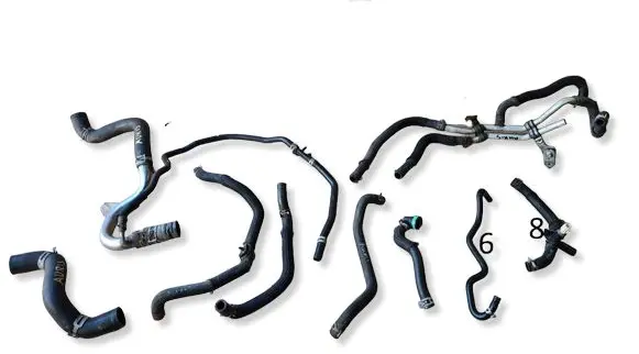 Toyota Auris E180 Electric car engine cooling hoses/pipes 