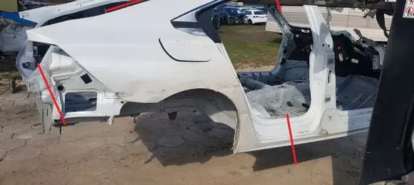 Peugeot 508 II Rear quarter panel 13670558858