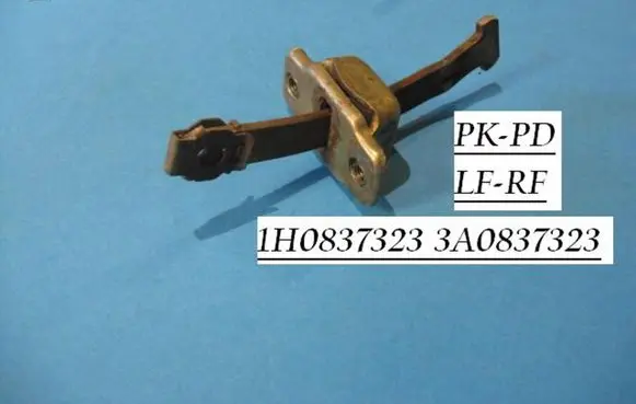 Volkswagen Golf III Front door check strap stopper 1H0837323 3A0837323
