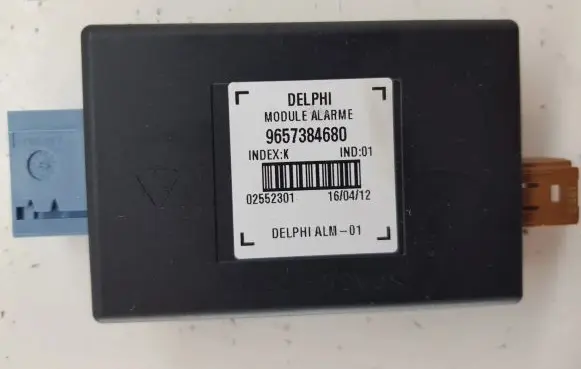 Peugeot 3008 I Alarm control unit/module 9657384680