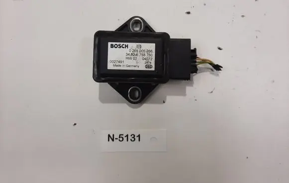 BMW 5 E60 E61 ESP acceleration yaw rate sensor 6758750