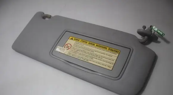 Sun visor clip/hook/bracket