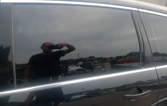 Ford S-MAX Rear door window/glass frame 