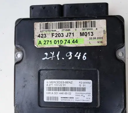 Mercedes-Benz C W203 Engine control unit/module A2710107444 A2711532291 A0014466902