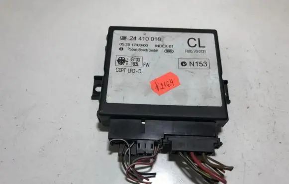 Opel Astra G Comfort/convenience module 24410018