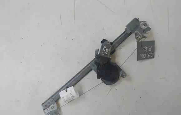 Citroen C3 Front door window regulator with motor 400970D