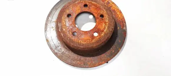Chrysler Grand Voyager IV Rear brake disc neventiliuojamas