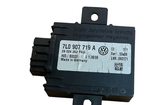 Volkswagen Phaeton Alarm control unit/module 7LO907719A 28024252 12203806