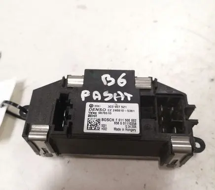 Volkswagen PASSAT B6 Heater blower motor/fan resistor 3C0907521 987651G F011500002