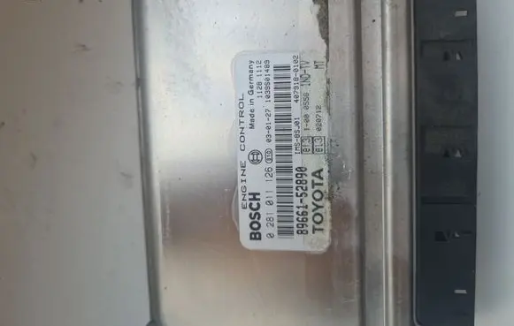 Toyota Yaris Engine control unit/module 0281011126 8966152890
