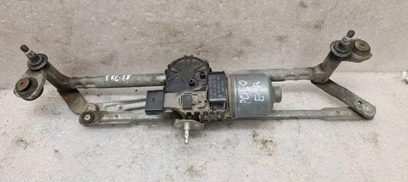 Volkswagen Polo V 6R Front wiper linkage and motor 6R1955119A 1012142 0390241566