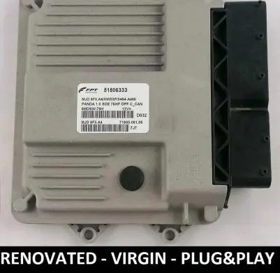 Fiat Grande Punto Engine control unit/module ECU 51806333 6MDSW79H 7160008H0032