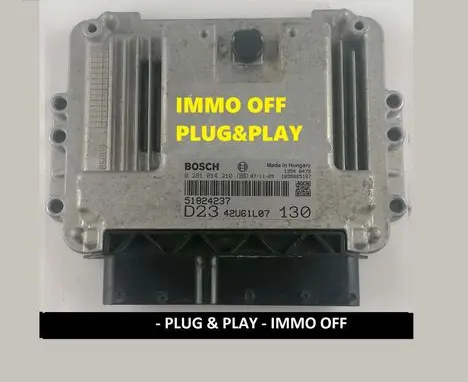Fiat Ducato Engine control unit/module 51824237 0281014210 42U61L07
