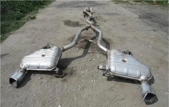 Mercedes-Benz ML W164 Muffler/silencer A1644903216 SN1543 4055882