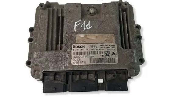 Peugeot 206 Engine control unit/module 9658556780 0281011783