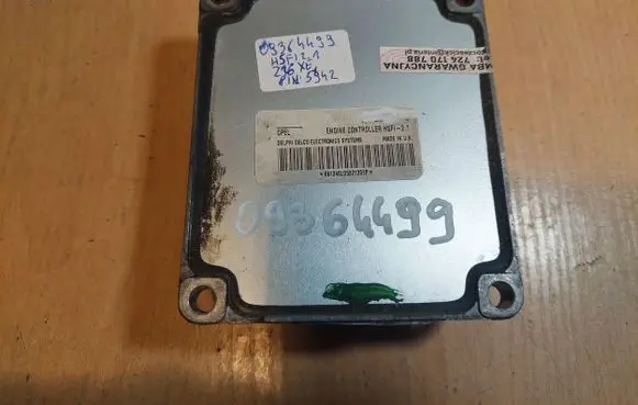 Opel Zafira A Engine control unit/module ECU 09364499 HSFI-2.1