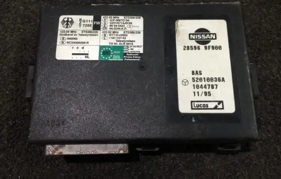 Nissan Micra Immobilizer control unit/module 285969f900 8as