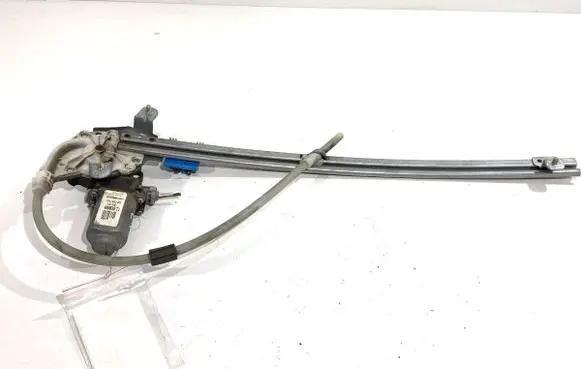 Rear door window regulator with motor