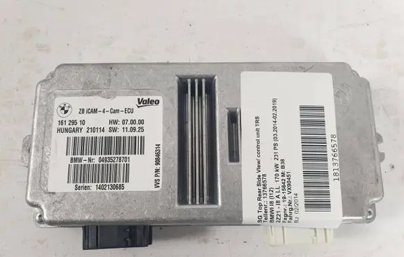 BMW i8 Camera control unit module 9352787MWGK 9352787