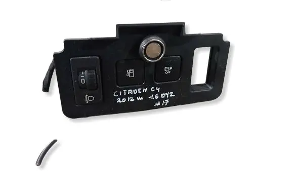 Citroen C4 II Headlight level height control switch 96366692XT