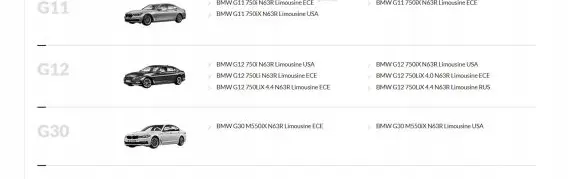 BMW 7 G11 G12 Engine installation wiring loom 8663480