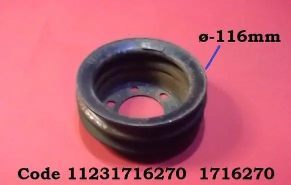 BMW 7 E32 Crankshaft pulley 11231716270 1716270