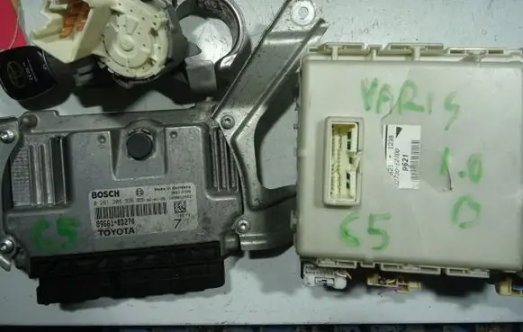 Engine ECU kit and lock set