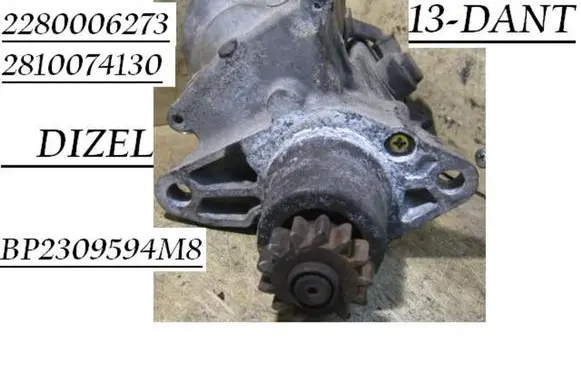 Toyota RAV 4 (XA30) Starter motor 2280006273 BP2309594M8