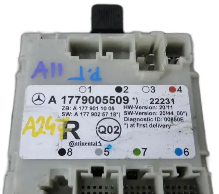 Mercedes-Benz B W247 Door control unit/module 1779005509