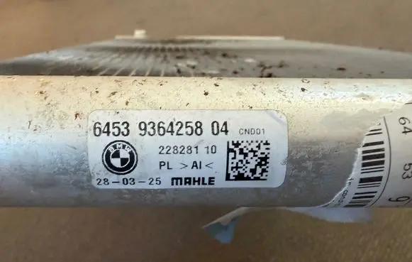 BMW 7 G11 G12 A/C cooling radiator (condenser) 9364258 22828110