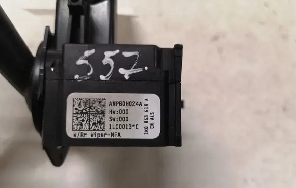 Volkswagen Golf Plus Wiper control stalk 1K0953519A