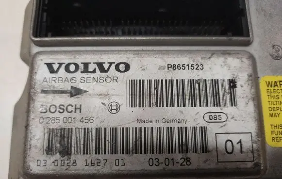 Volvo S60 Airbag control unit/module 0285001456 P8651523