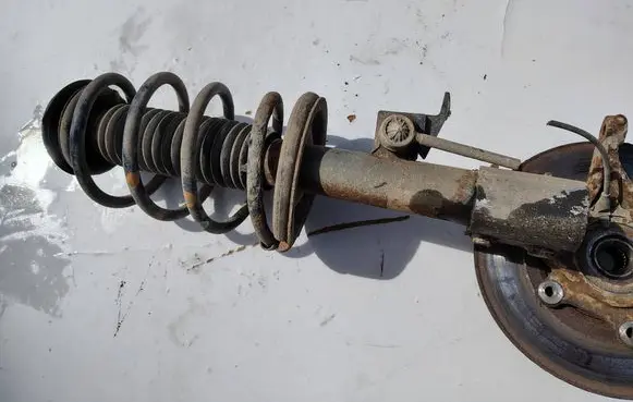 Peugeot 307 CC Front shock absorber with coil spring 
