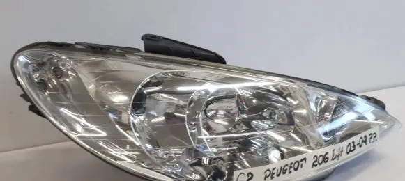 Peugeot 206 Headlight/headlamp 89002772 087276 23082007