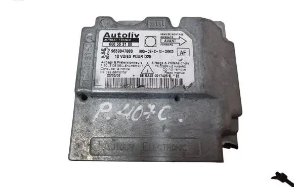 Peugeot 407 Airbag control unit/module 9659847880 606563100