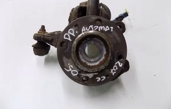 Peugeot 207 CC Front wheel hub spindle knuckle 9685ttrr980b1
