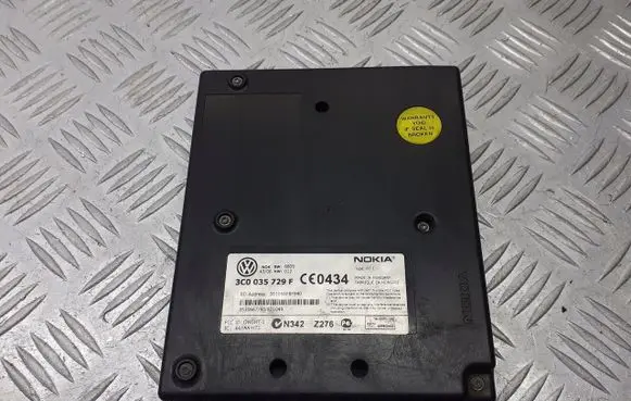 Volkswagen PASSAT B6 Bluetooth control unit module 3C0035729F