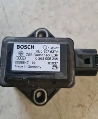 Audi A4 S4 B6 8E 8H ESP acceleration yaw rate sensor 8E0907637A 0006847 0265005245