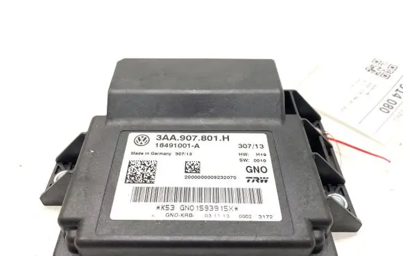 Volkswagen PASSAT CC Brake system control unit/module 3AA907801H