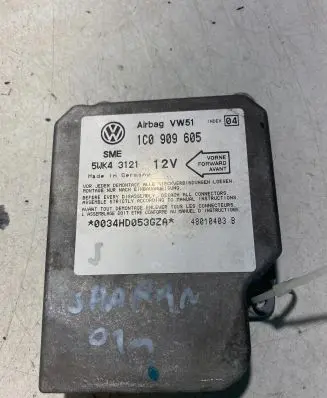Volkswagen Sharan Airbag control unit/module 1C0909605 48010403B 5WK43121