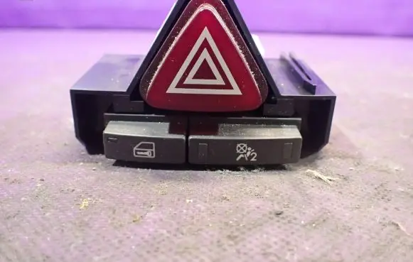 Opel Corsa D Hazard light switch 13189529AU