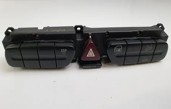 Mercedes-Benz C W203 Hazard light switch 2038217858