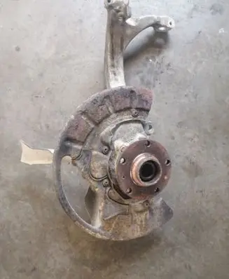 Volkswagen Phaeton Front wheel hub spindle knuckle 4E0257