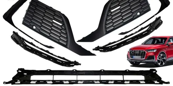 Audi Q7 4M Front bumper lower grill 4M0890682B 4M0890681B