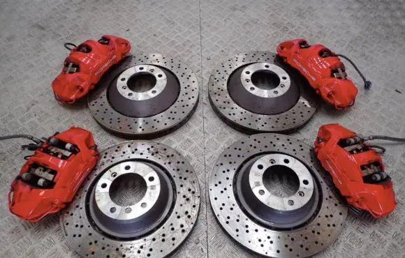 Porsche Cayman 987 Brake discs and calipers set 